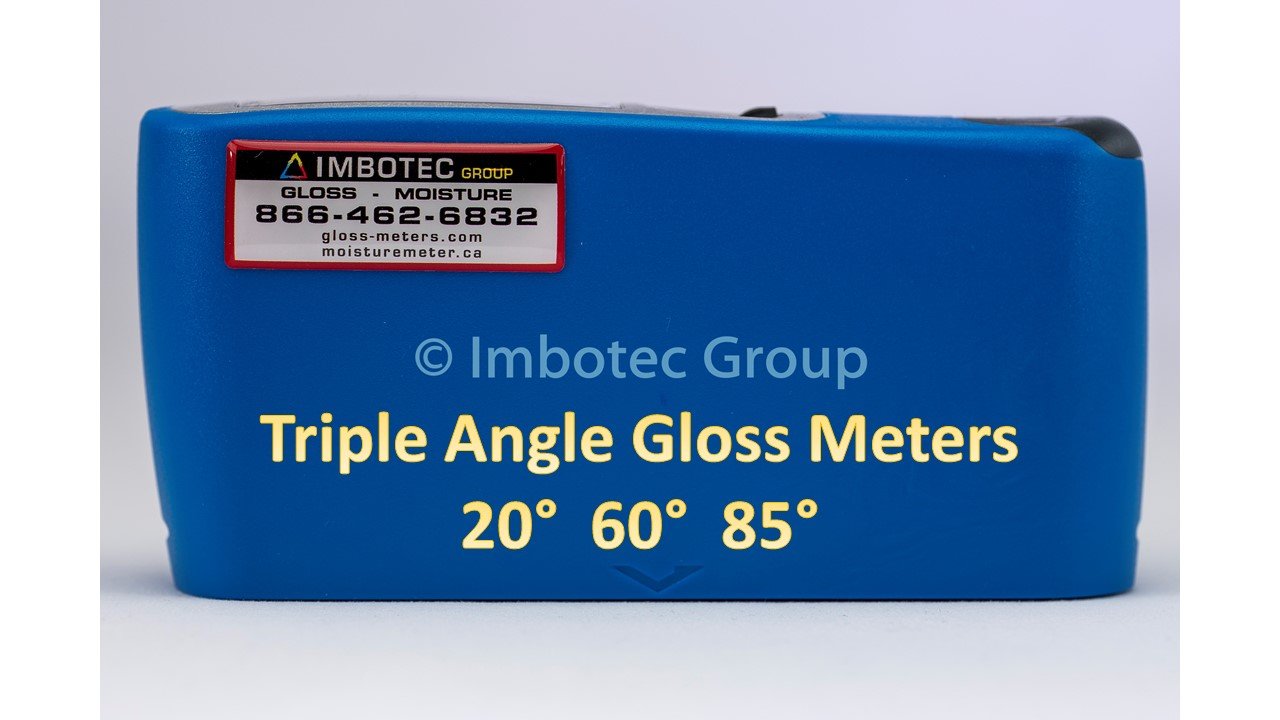 20 60 85 degrees Gloss Triple Angle Gloss Meters