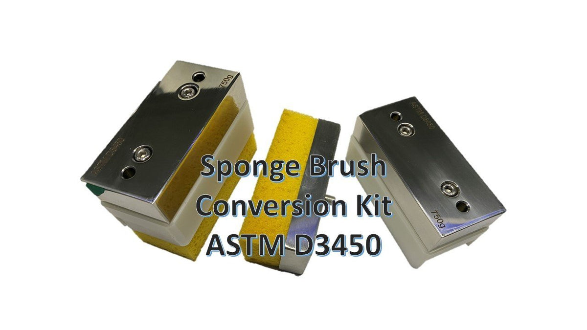 ASTM D3450 Conversion kit to Sponge Brushes for the MIZA Wet Abrasion Washability Scrub Tester - MIZA