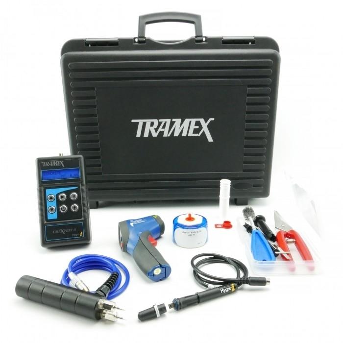 Flooring Inspection Kit - includes CMEX 2, 3 Hygro-i Probes, HH14TP30, IRTX, SAL75, and 12 hole liners - MIZA