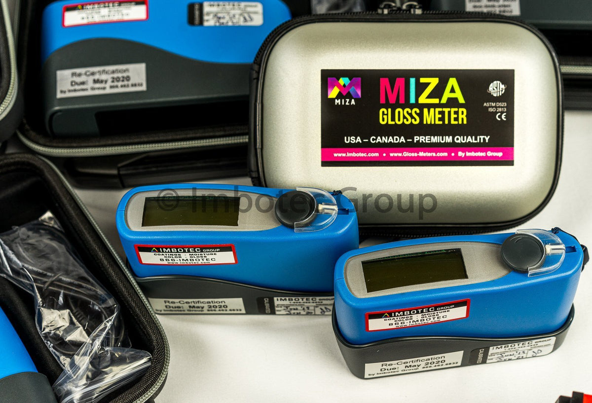 *MIZA 20-60SHR 20-60° Gloss Meter for Super High Gloss Reflectivity - 3 Year Warranty &amp; ISO Cert. - MIZA